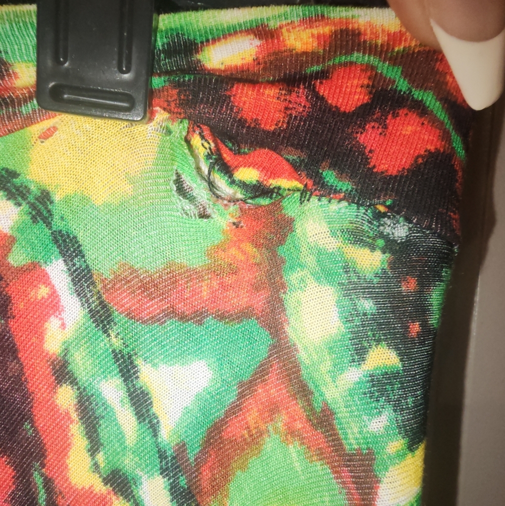 Colorful Patterned Maxi Skirt - Picture 4 of 5